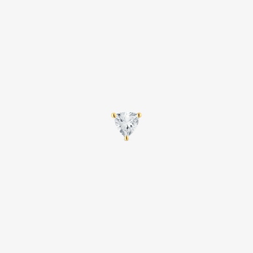 Aro individual de oro y diamante creado en laboratorio 0,14 ct Shine LGD