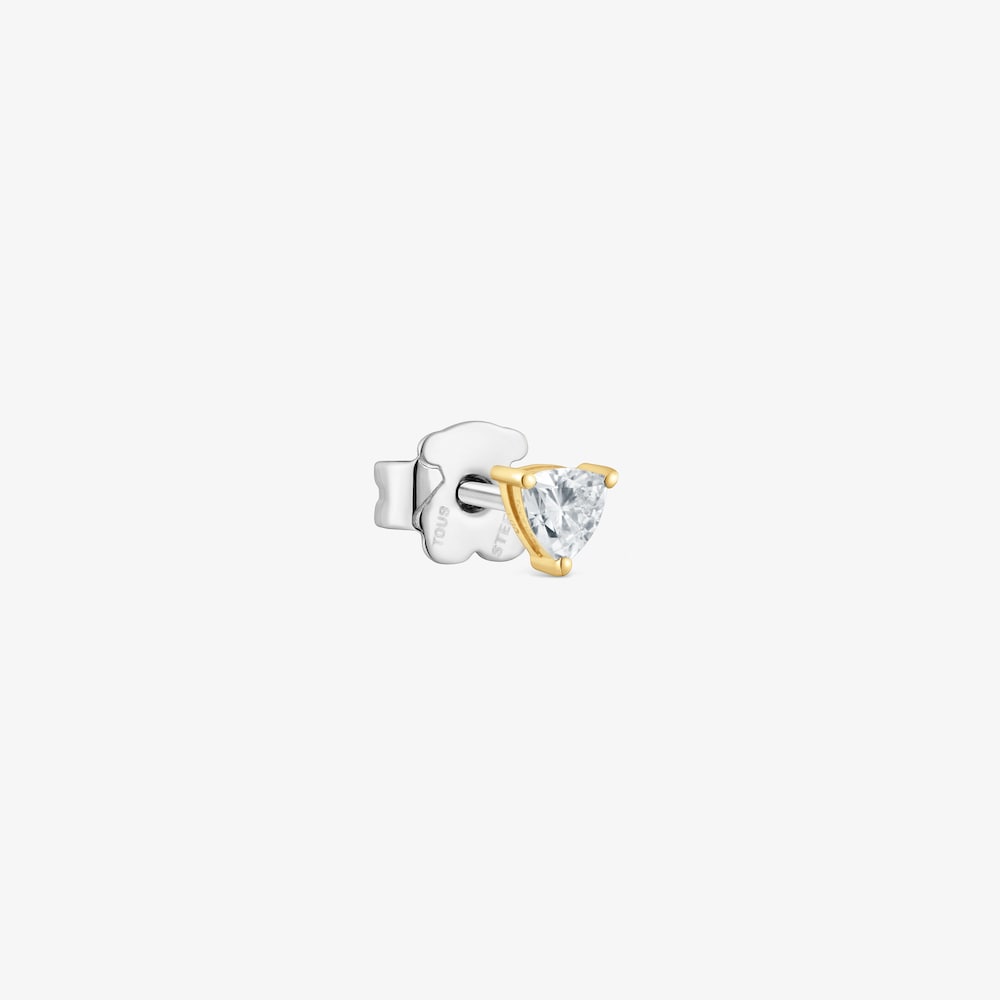 Aro individual de oro y diamante creado en laboratorio 0,14 ct Shine LGD