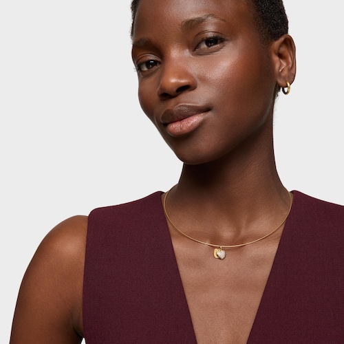 Penjoll d&rsquo;or de 14&nbsp;ct doble cor i diamants TOUS Flechazo