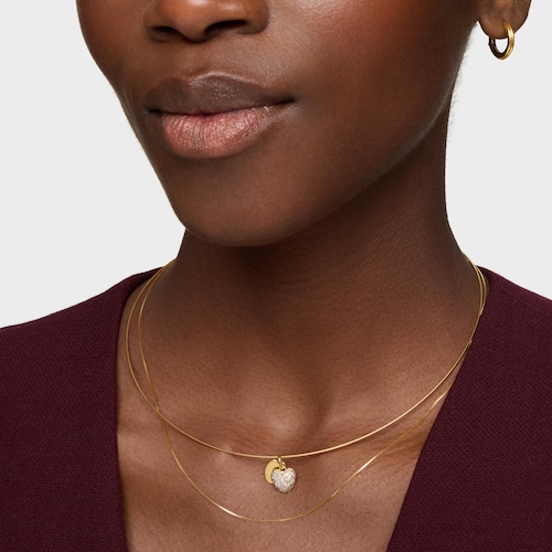 Penjoll d&rsquo;or de 14&nbsp;ct doble cor i diamants TOUS Flechazo