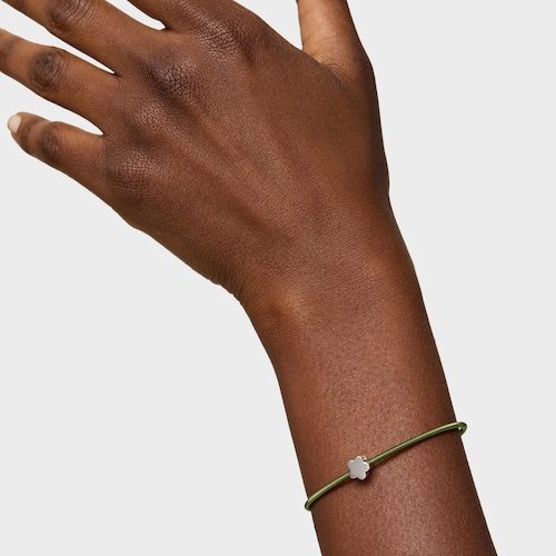 Charm em prata motivo flor 7&nbsp;mm TOUS Mesh Tube 