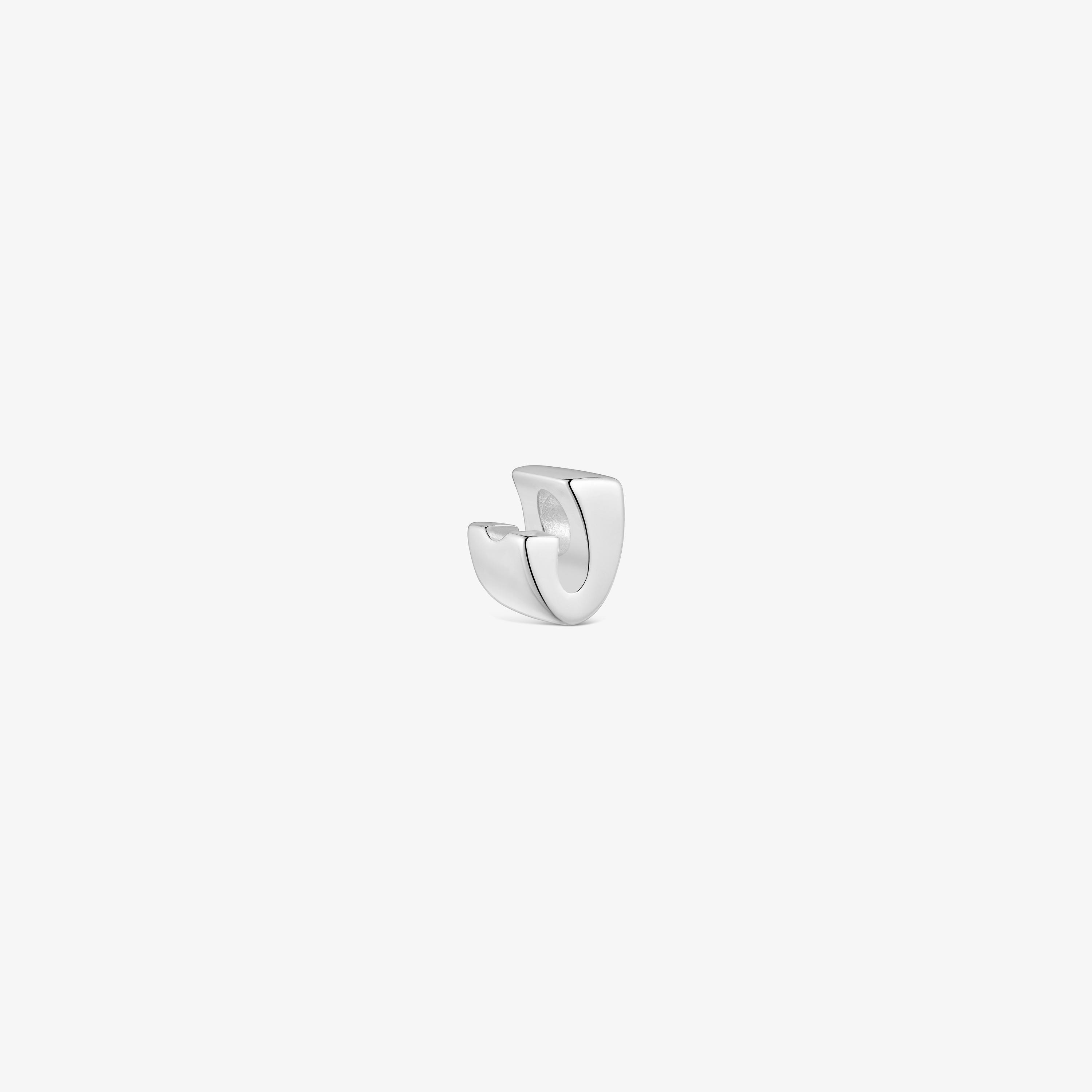 7 mm silver letter J Charm TOUS Mesh Tube 