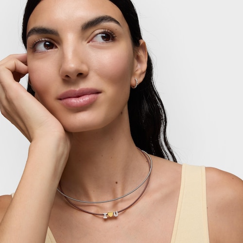 7 mm strieborn&yacute; Pr&iacute;vesok p&iacute;smena U TOUS Mesh Tube 