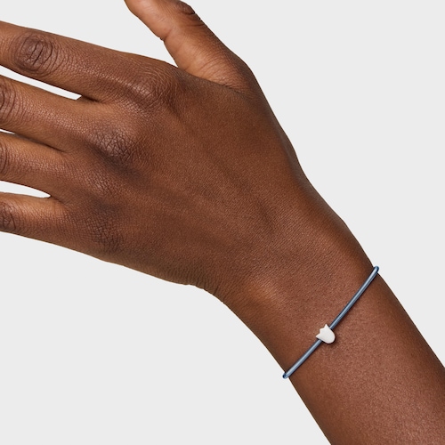 Charm em prata motivo tulipa 7&nbsp;mm TOUS Mesh Tube 