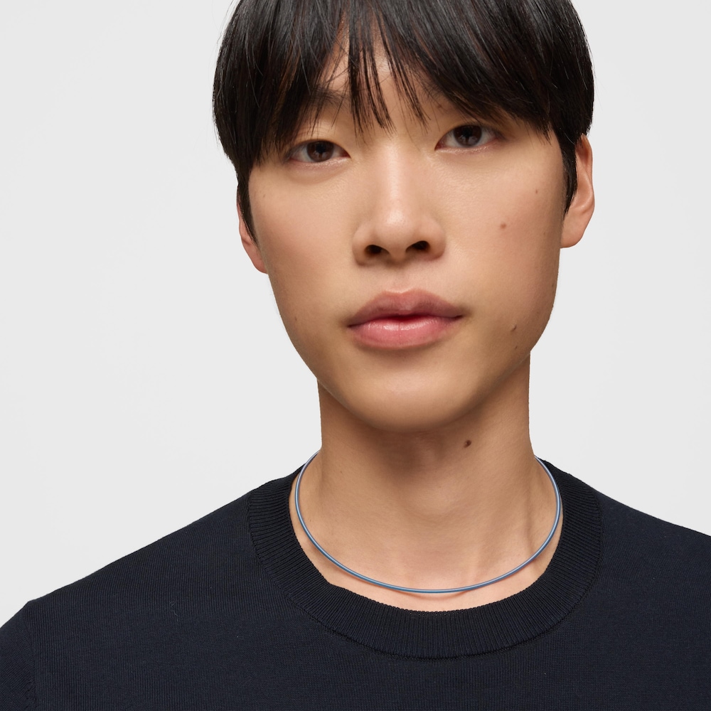 Collier en acier turquoise 2&nbsp;mm TOUS Mesh Tube