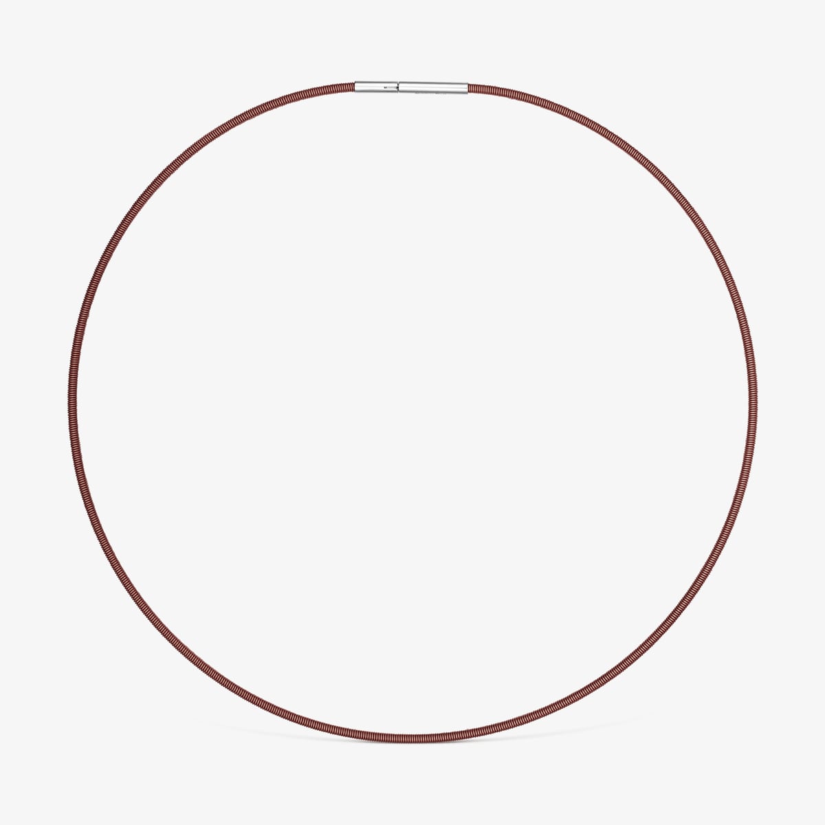 Tous - Collar De Acero Marrón 2 Mm Tous Mesh Tube - Marrón