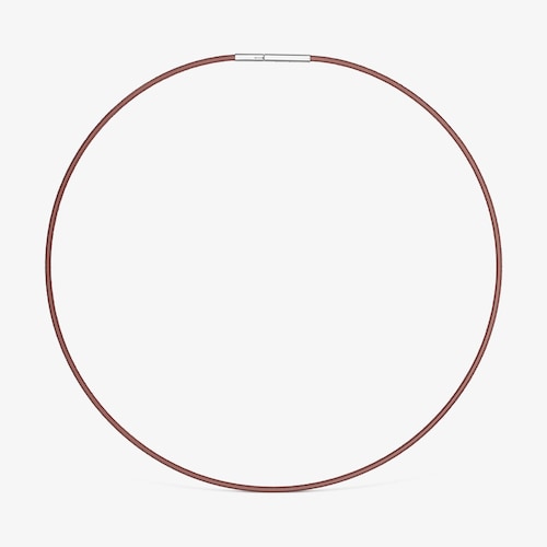 Collar de acero marr&oacute;n 2 mm TOUS Mesh Tube