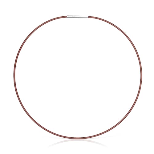 Collana in acciaio marrone da 2 mm TOUS Mesh Tube
