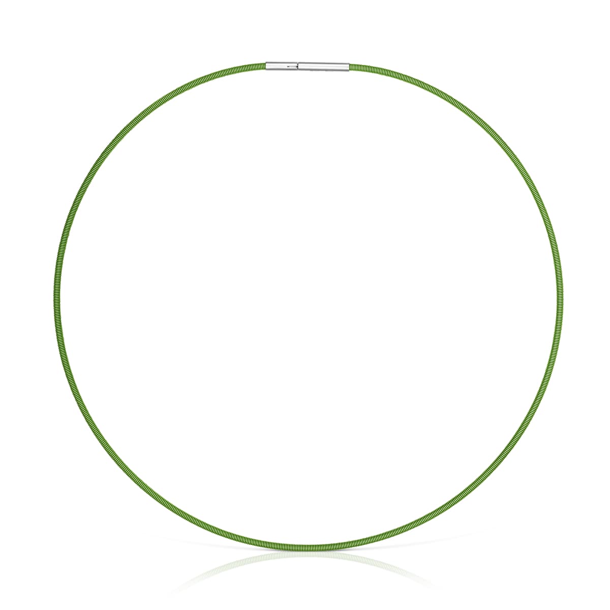 Tous - Collar De Acero Verde 2 Mm Tous Mesh Tube - Verde