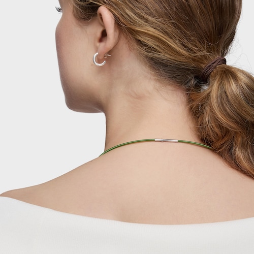 Collar de acero verde 2 mm TOUS Mesh Tube