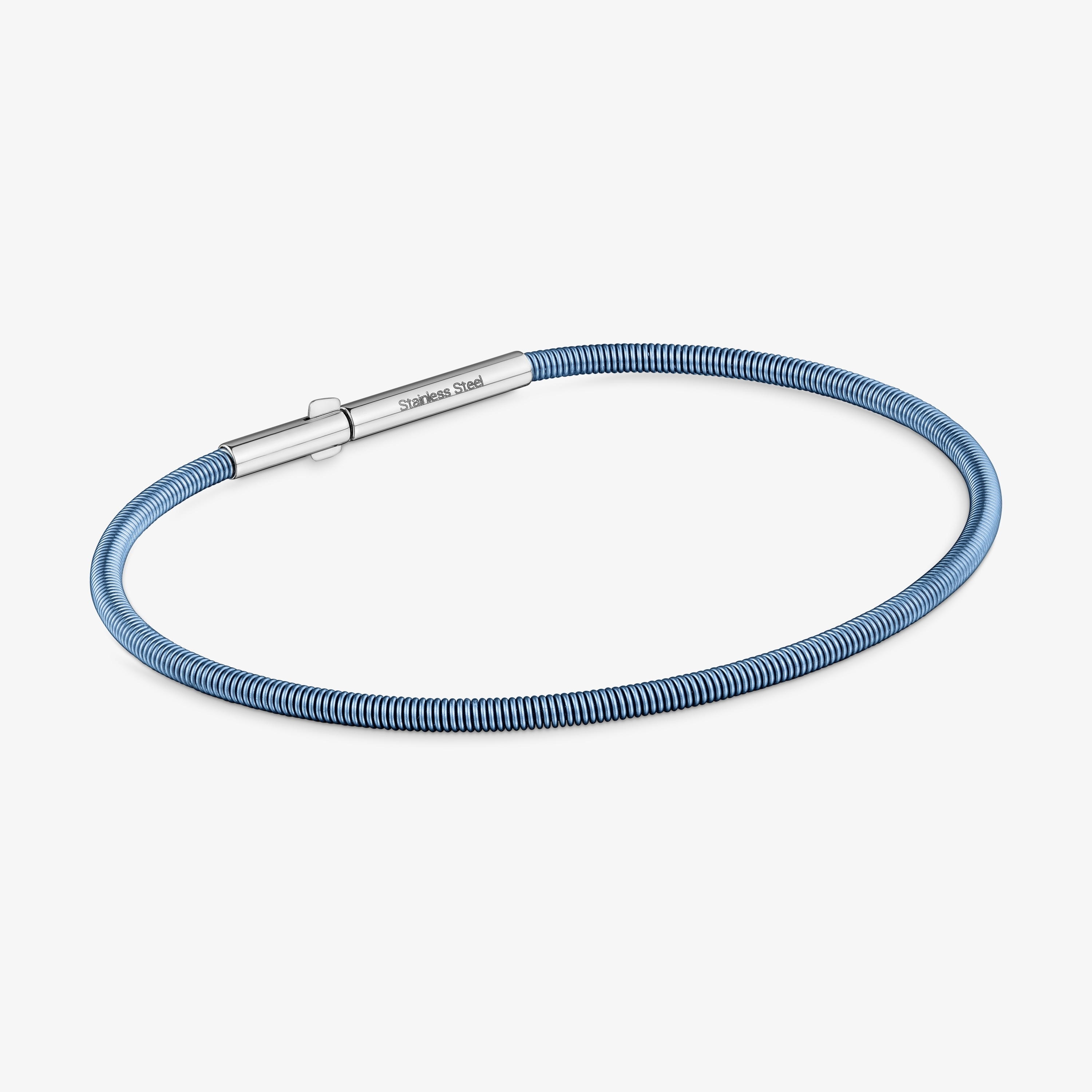 2 mm turquoise steel Bracelet TOUS Mesh Tube