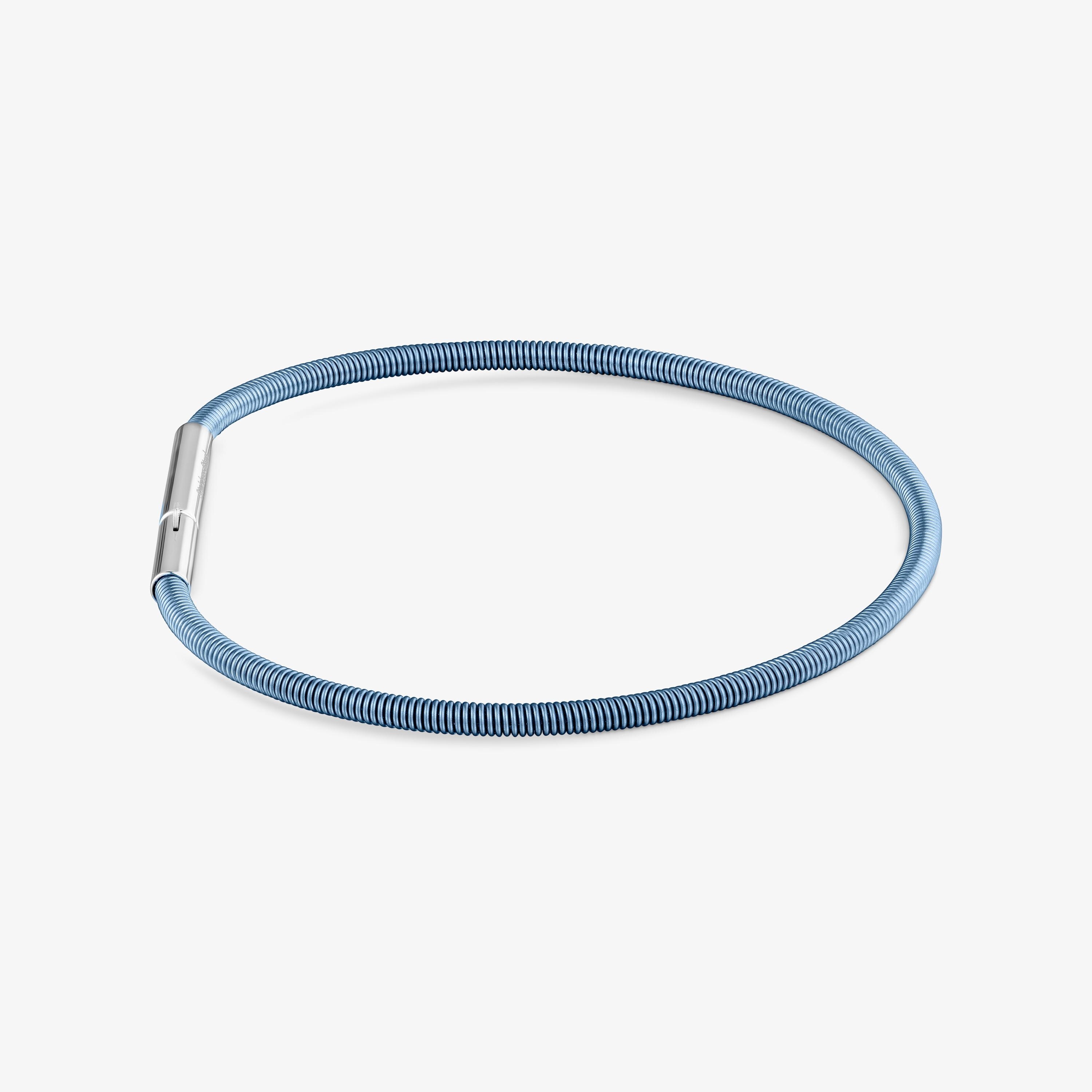 2 mm turquoise steel Bracelet TOUS Mesh Tube