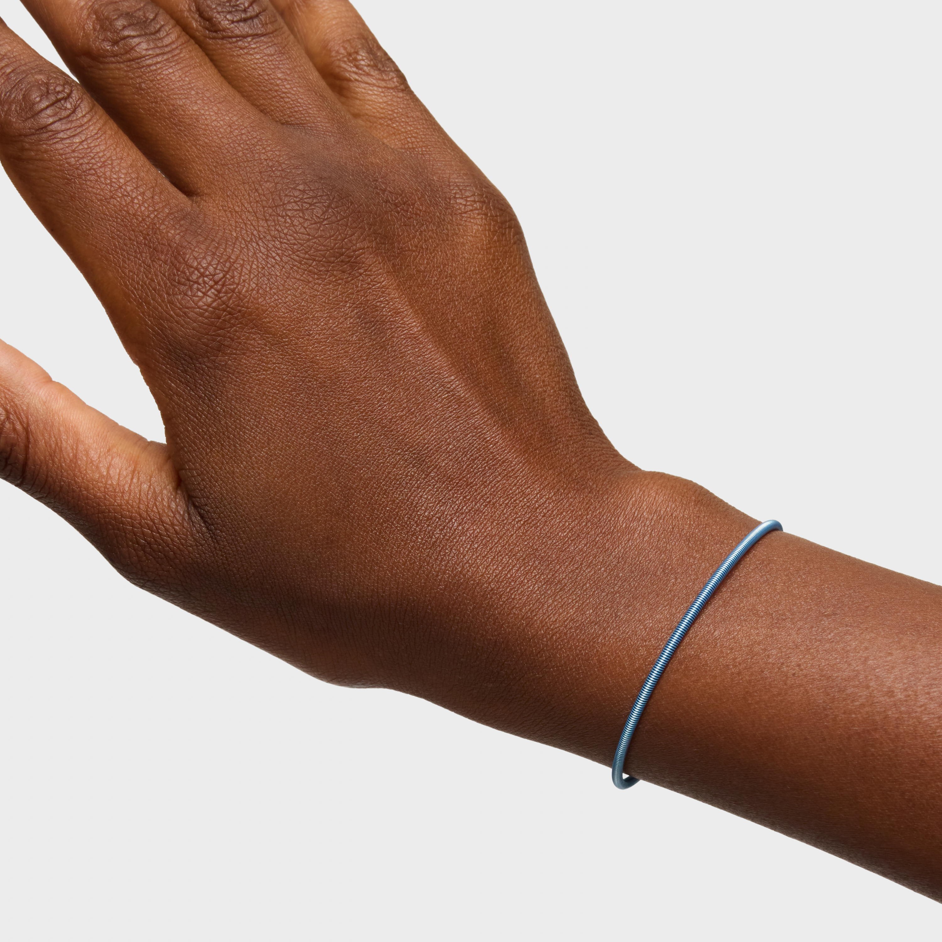 2 mm turquoise steel Bracelet TOUS Mesh Tube