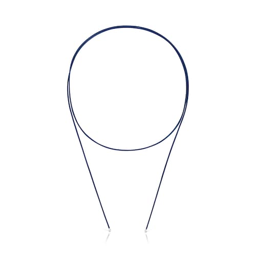 Colar comprido em prata azul TOUS Basics