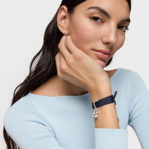 Collana lunga in argento blu TOUS Basics
