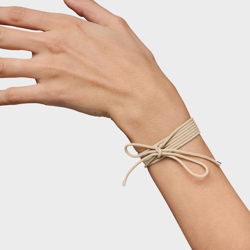 Długi Naszyjnik ze srebra w kolorze beżowym TOUS Basics