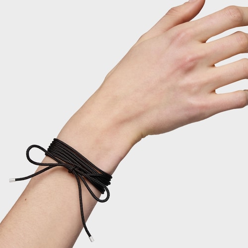 Długi Naszyjnik ze srebra w kolorze czarnym TOUS Basics