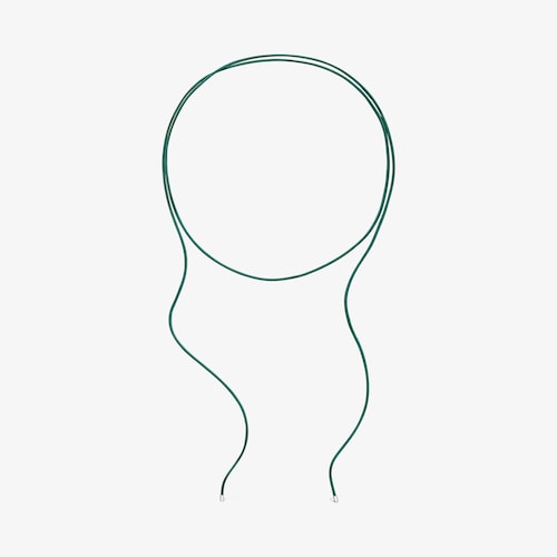 Dlouh&yacute; N&aacute;hrdeln&iacute;k ze zelen&eacute;ho stř&iacute;bra TOUS Basics