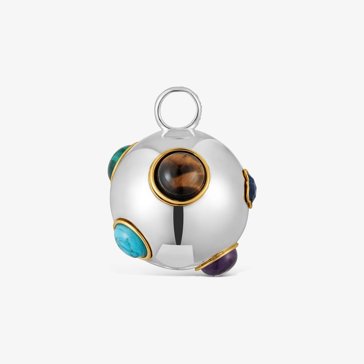 Tous - Colgante Bicolor Y Gemas Warm - Multi