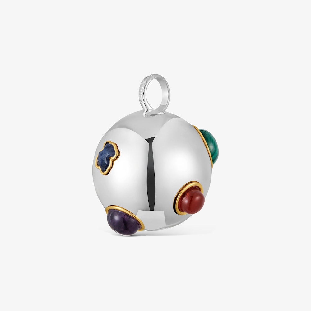 Dije bicolor y gemas Warm