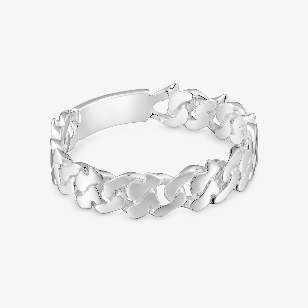 Anillo de plata 5 mm Bear's Chain