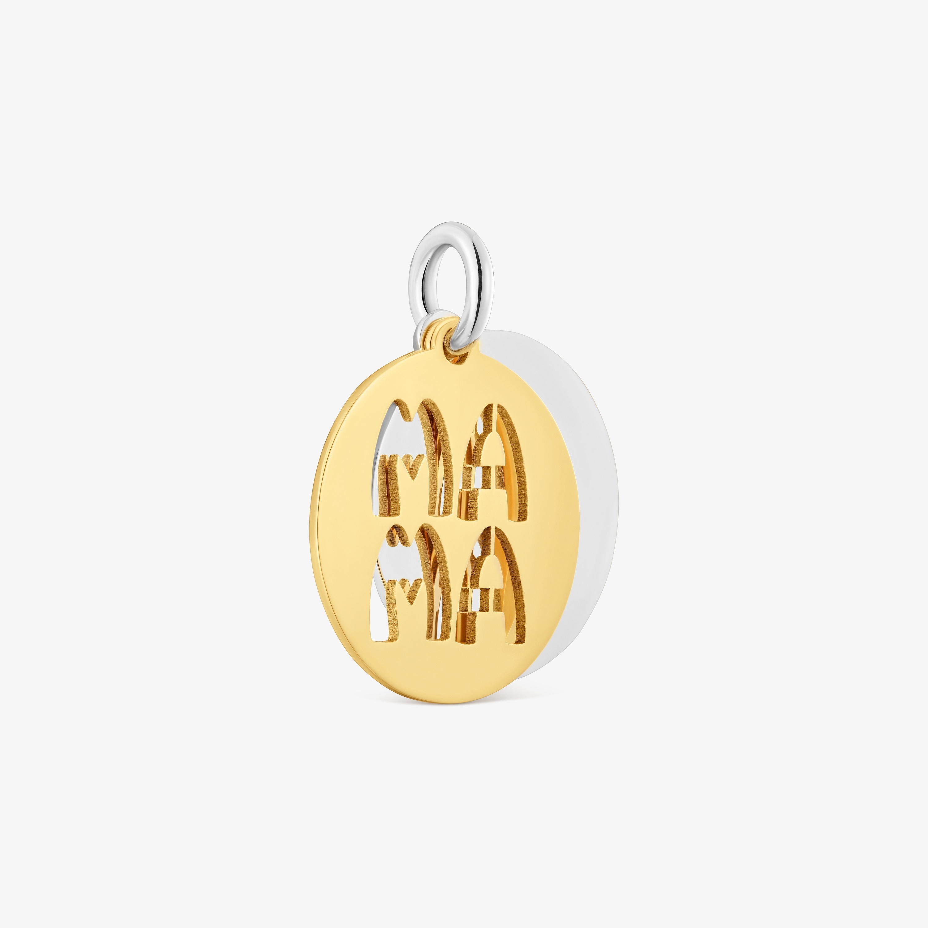 Two-tone Medallion pendant TOUS Mama