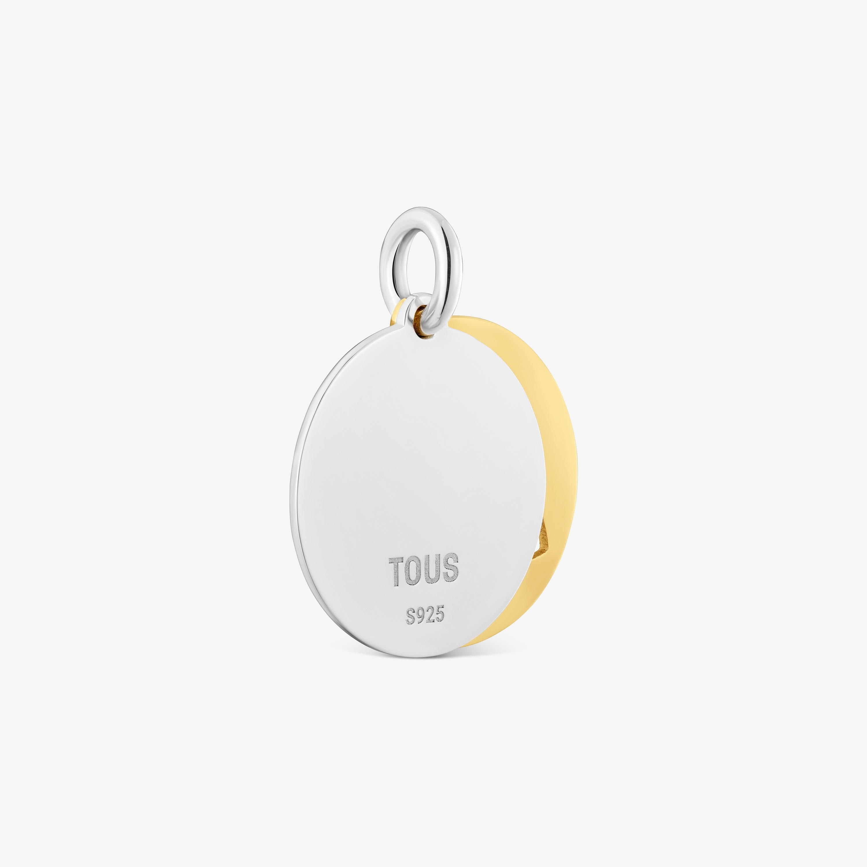 Two-tone Medallion pendant TOUS Mama