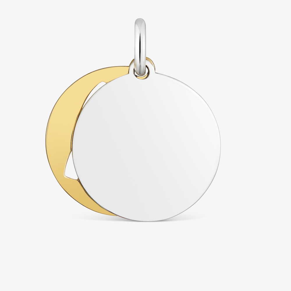 Colgante medalla bicolor TOUS Mama