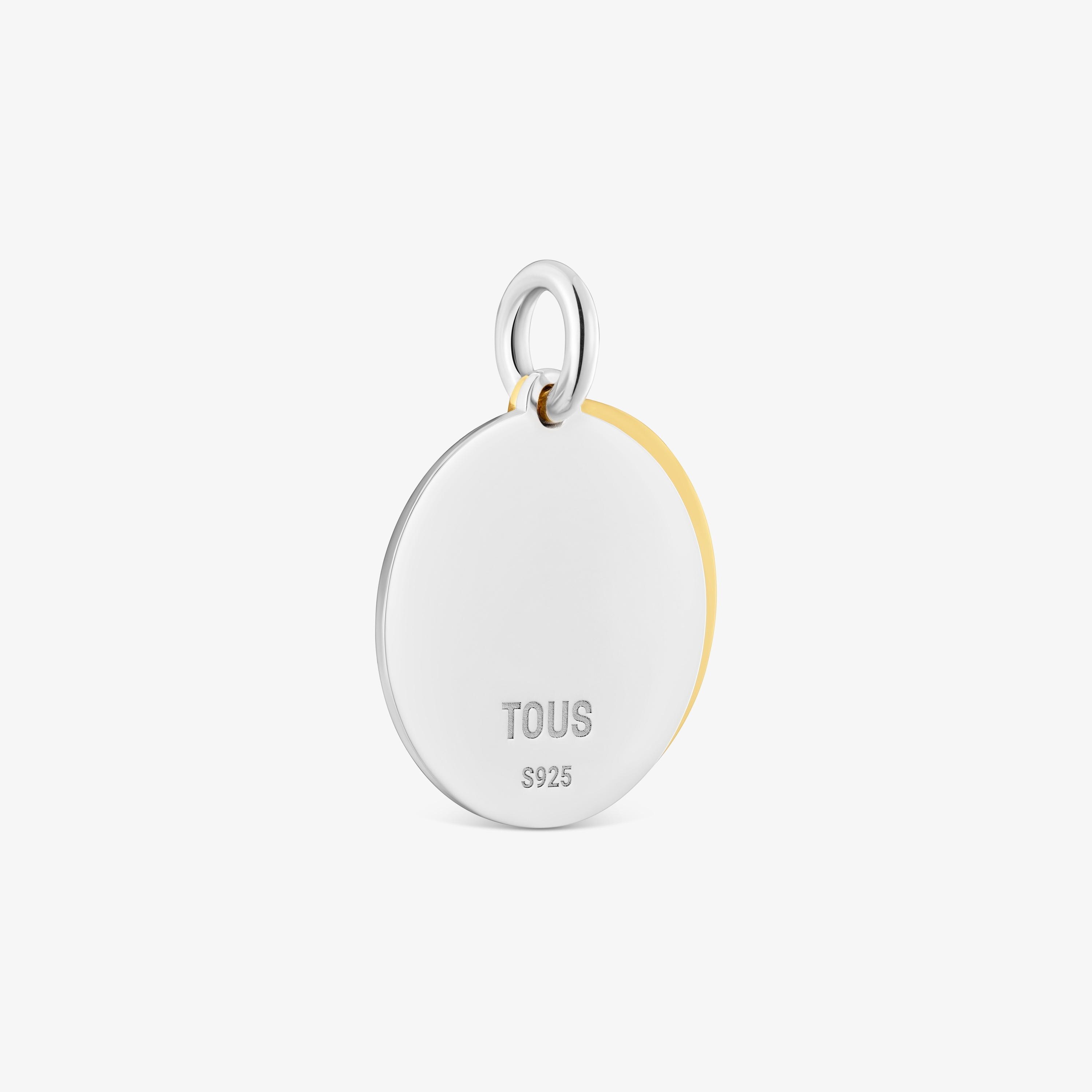 Two-tone Medallion pendant TOUS Mom