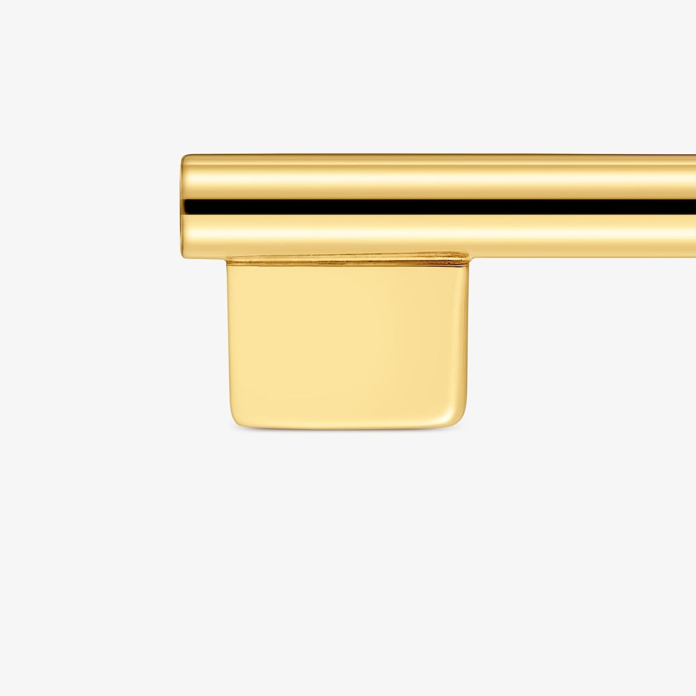 Colgante con ba&ntilde;o de oro 18 kt sobre plata motivo llave 32 mm TOUS Unlock