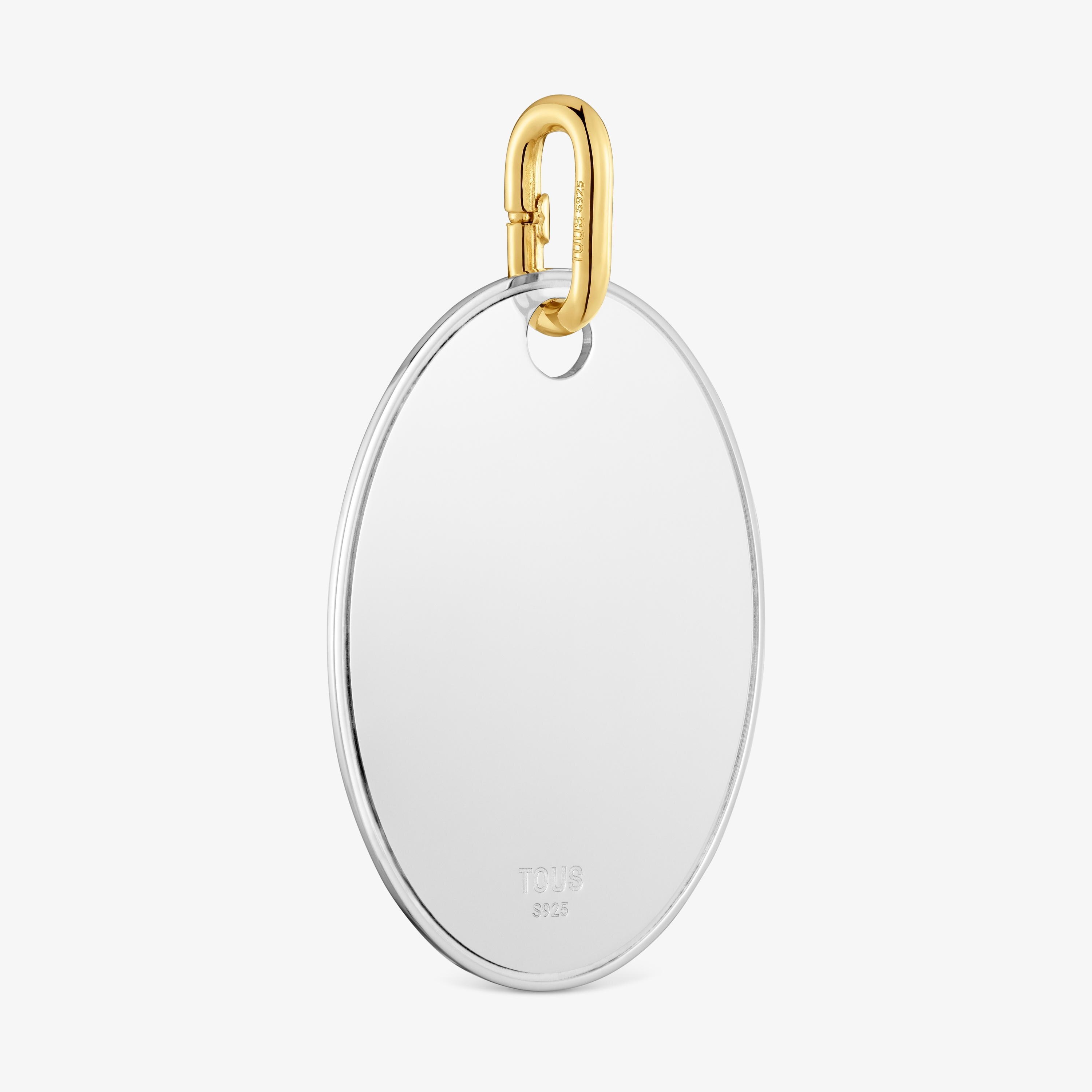 mm two-tone Medallion pendant TOUS Unlock