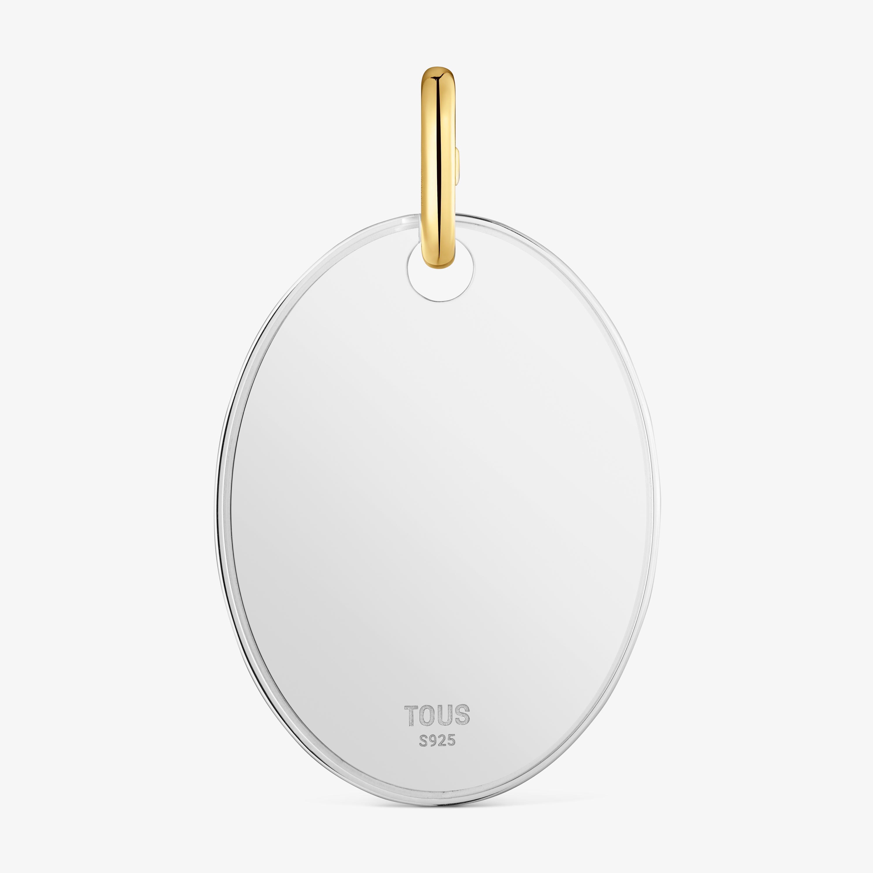 mm two-tone Medallion pendant TOUS Unlock