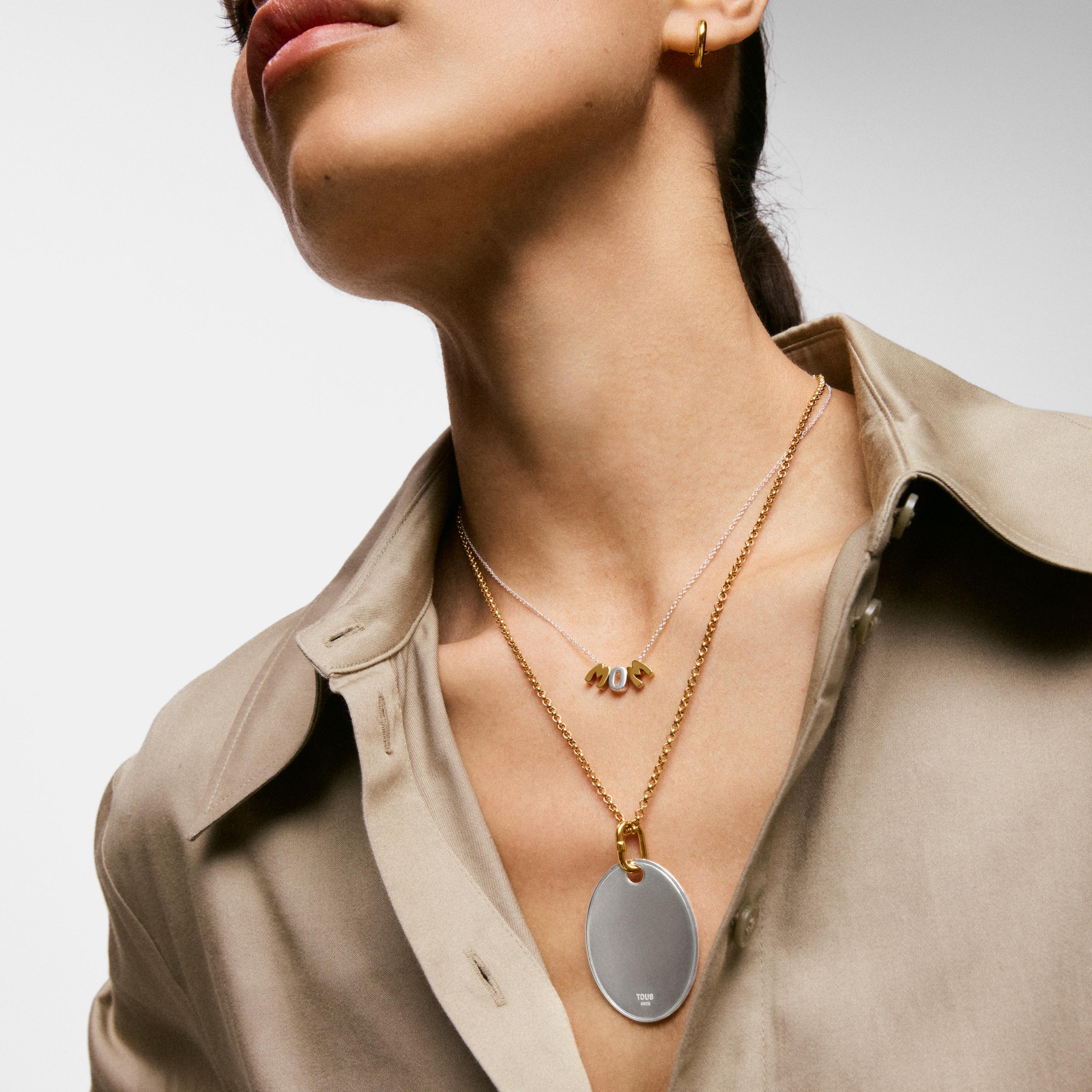 mm two-tone Medallion pendant TOUS Unlock