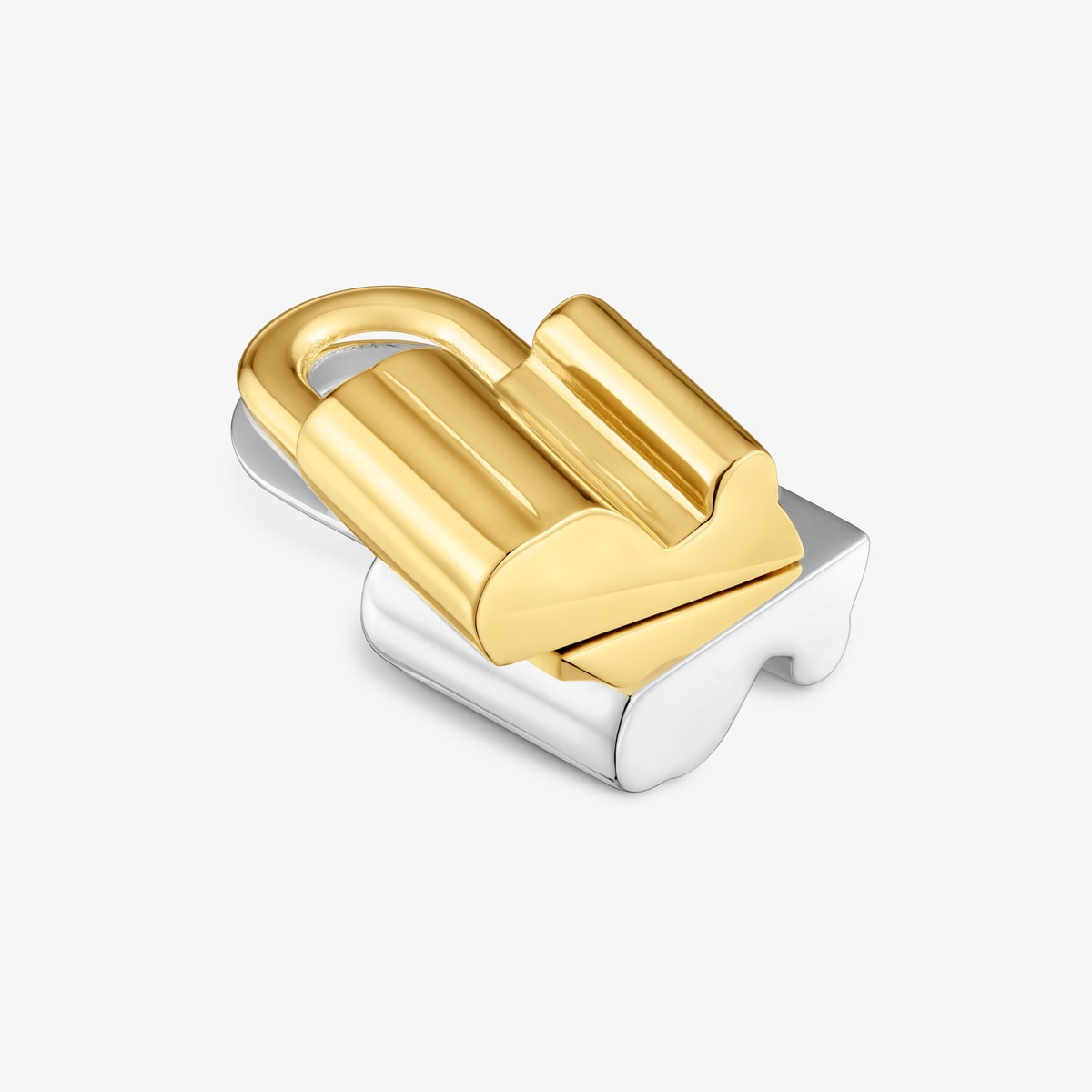 Tous - Colgante Bicolor Motivo Oso Candado 26 Mm Tous Unlock - Bicolor