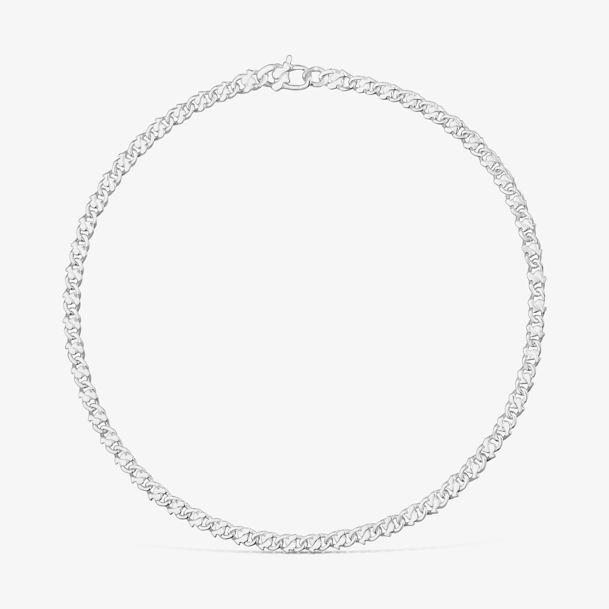 Tous - Collar Cadena Corto De Plata 9 Mm Bear's Chain - Plateado