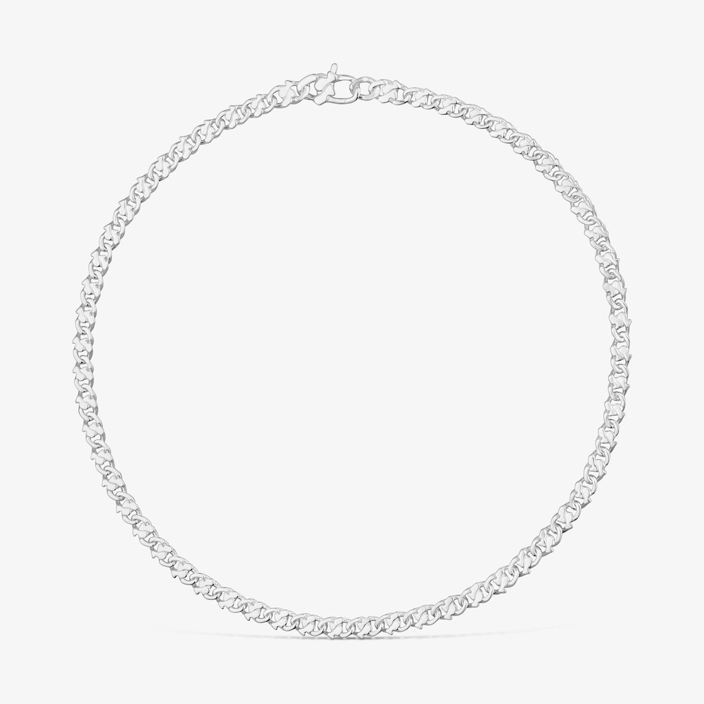 Collar cadena corto de plata 9 mm Bear's Chain