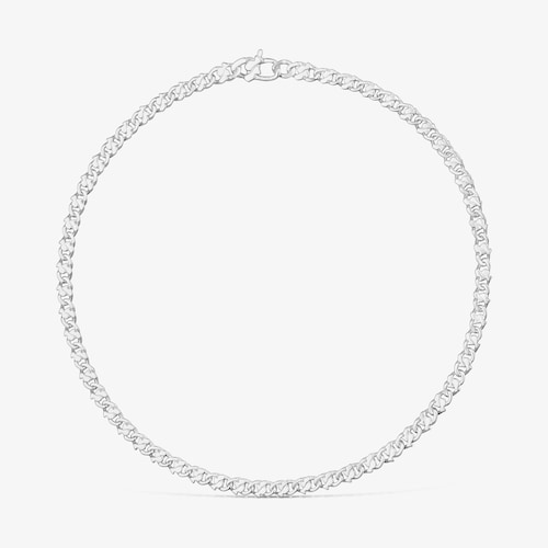 Collar cadena corto de plata 9 mm Bear's Chain