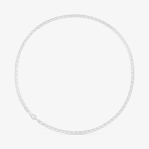 Collar cadena doble barbada de plata TOUS MANIFESTO