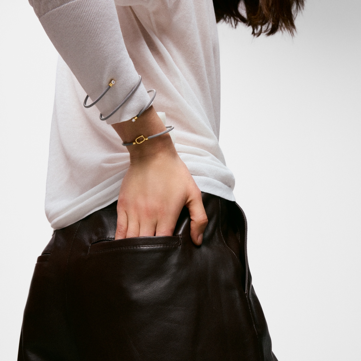 Tous - Pulsera Esclava De Acero Y Oro 14 Kt Tous Unlock - Bicolor