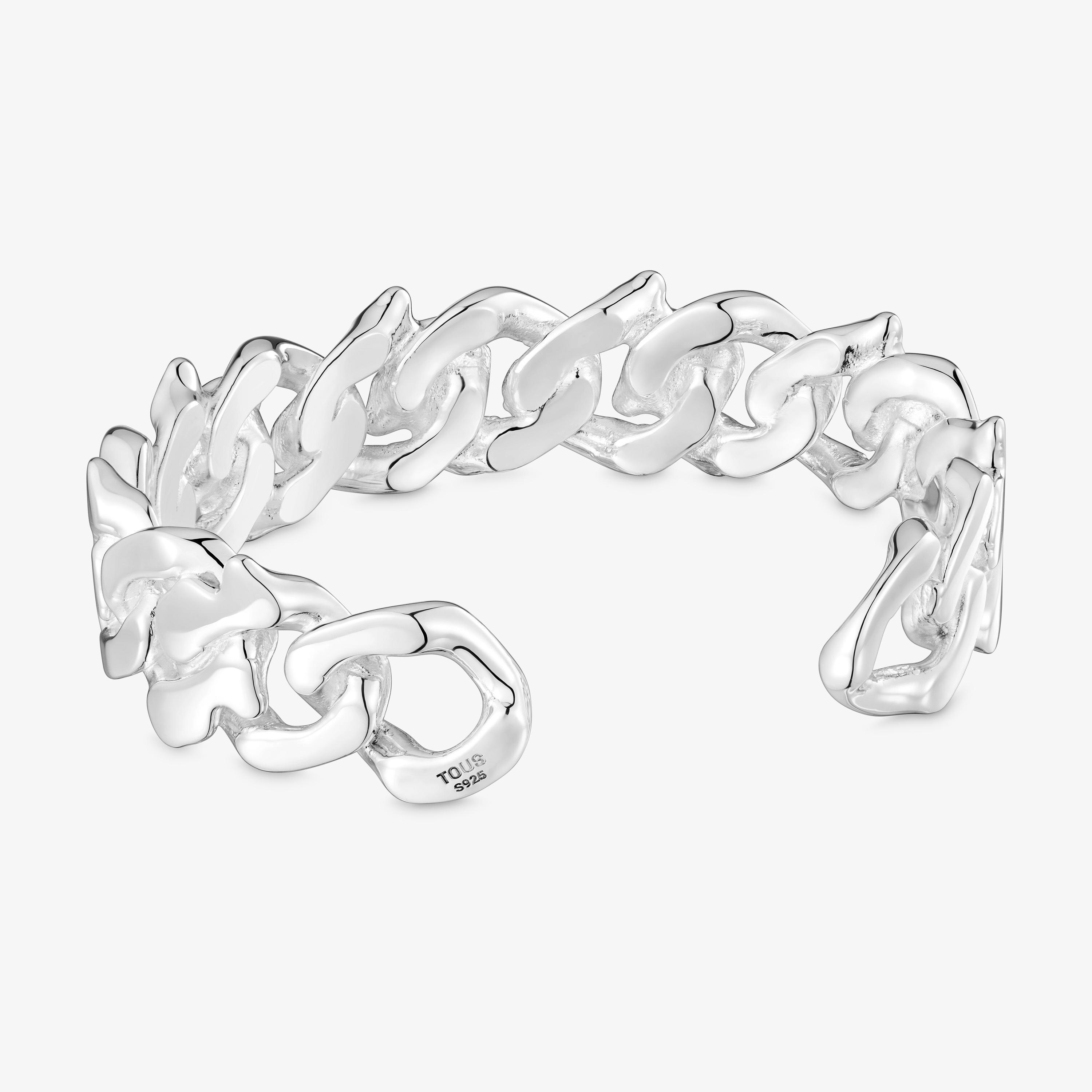 Silver Bangle TOUS Bear’s Chain