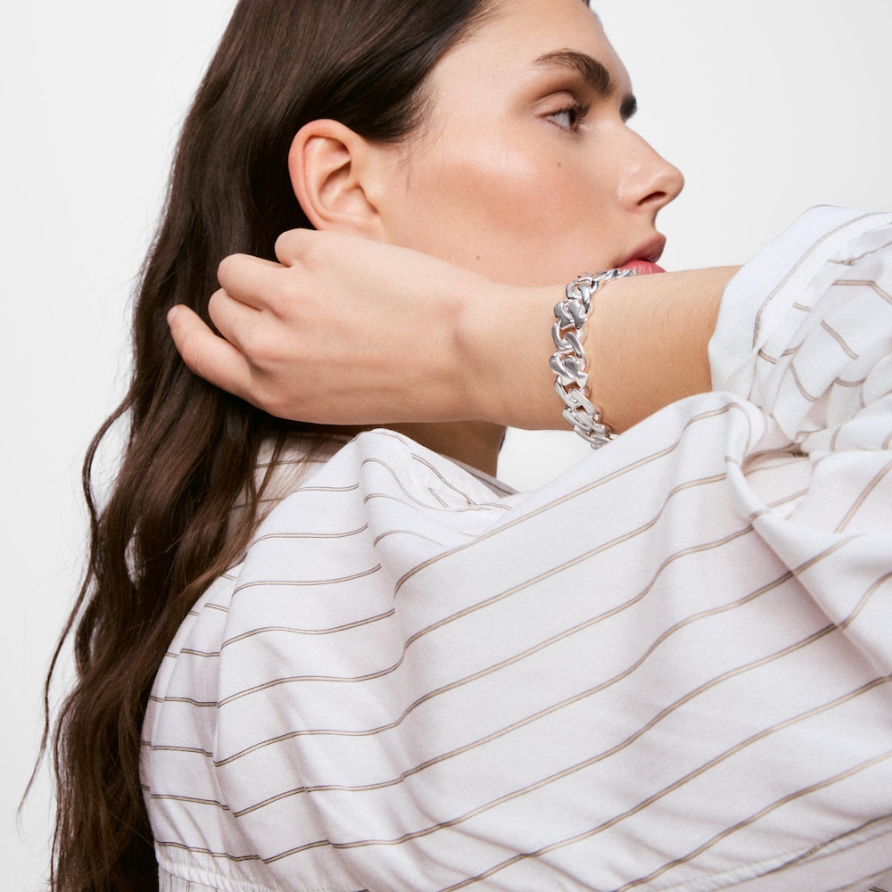 Pulsera esclava de plata Bear's Chain