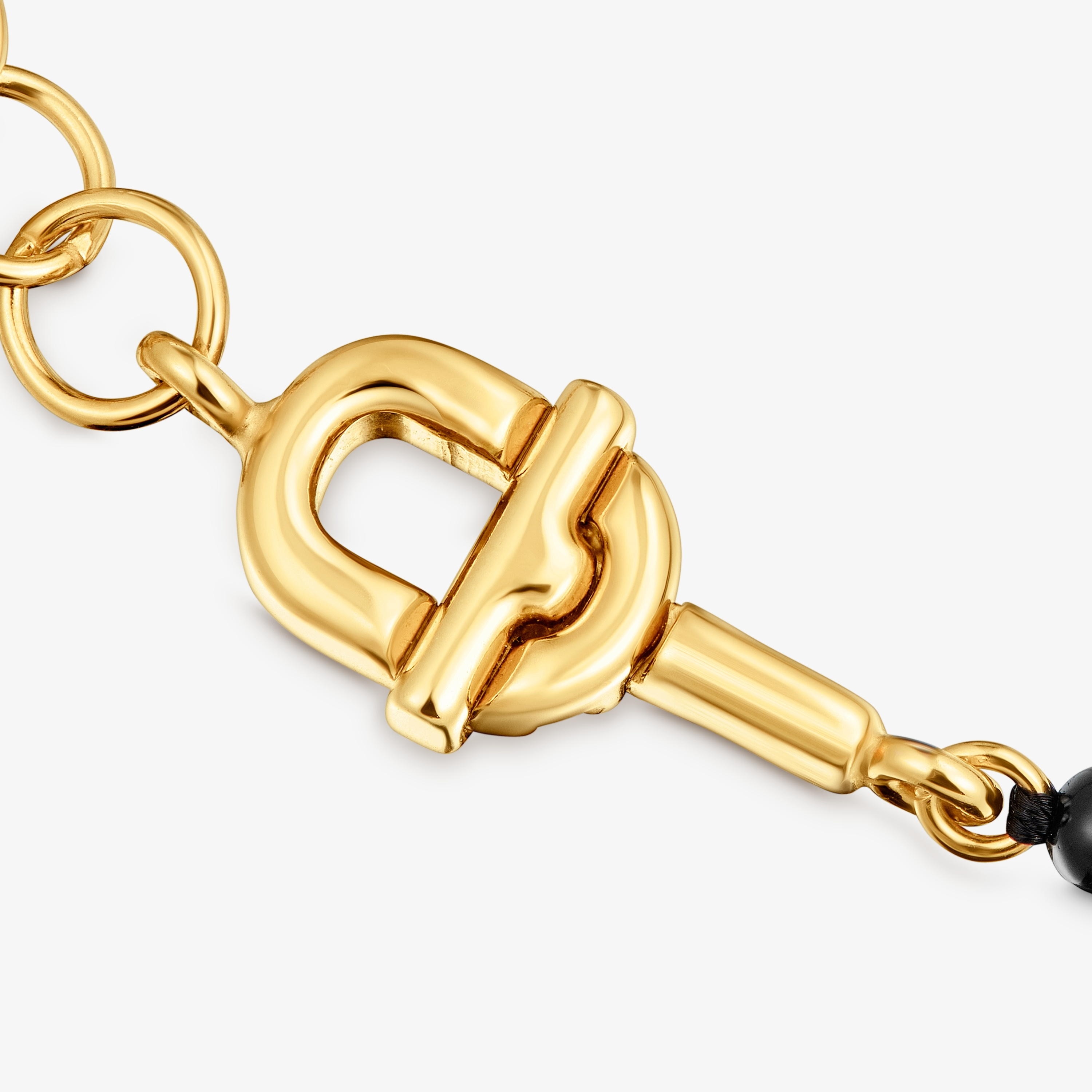 18kt gold vermeil and onyx Choker TOUS MANIFESTO