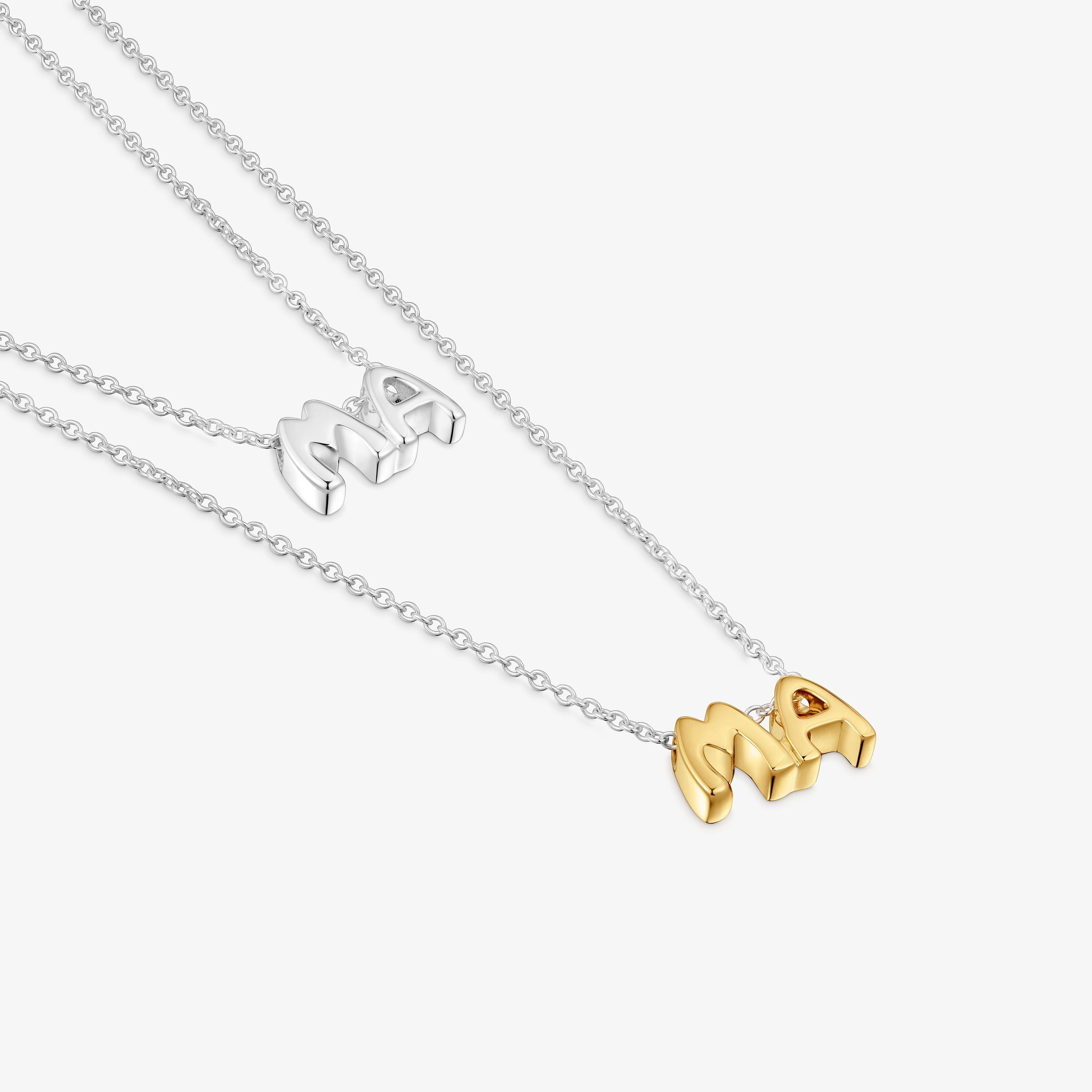 Two-tone double Necklace with motifs TOUS Mama