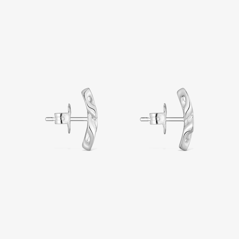 Aretes de plata Bear's Chain