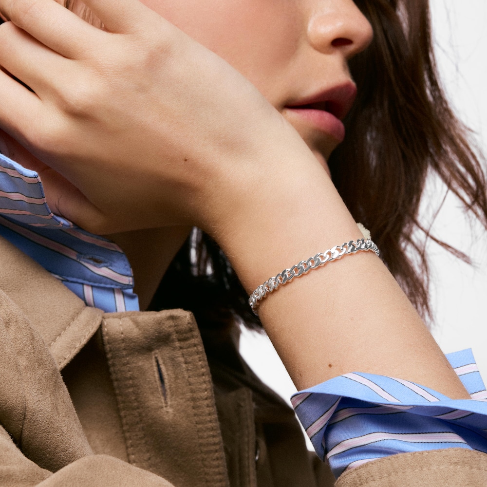 Pulsera cadena de plata 5 mm Bear's Chain