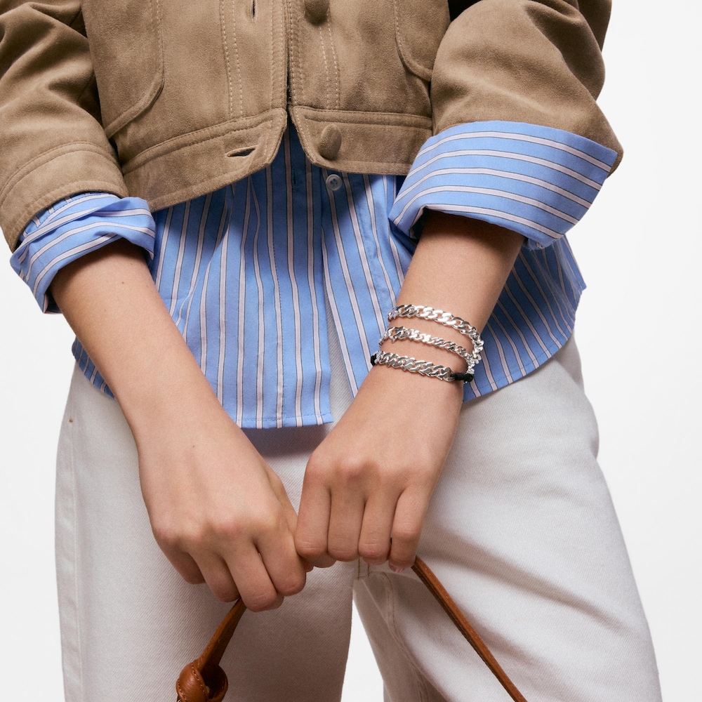 Pulsera cadena de plata 5 mm Bear's Chain