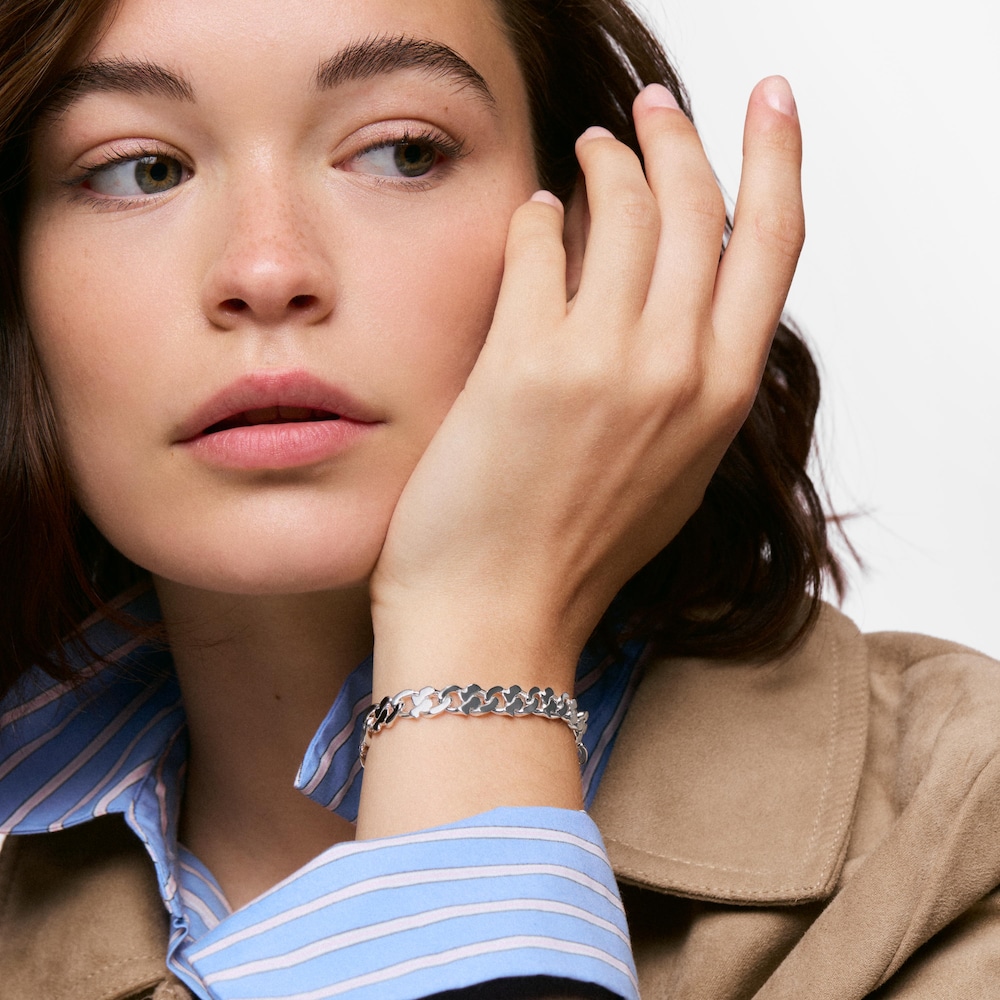 Pulsera cadena de plata 9 mm Bear's Chain