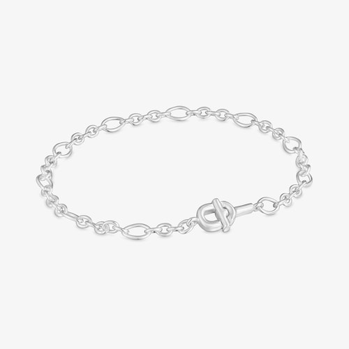 Pulsera cadena oval de plata TOUS MANIFESTO