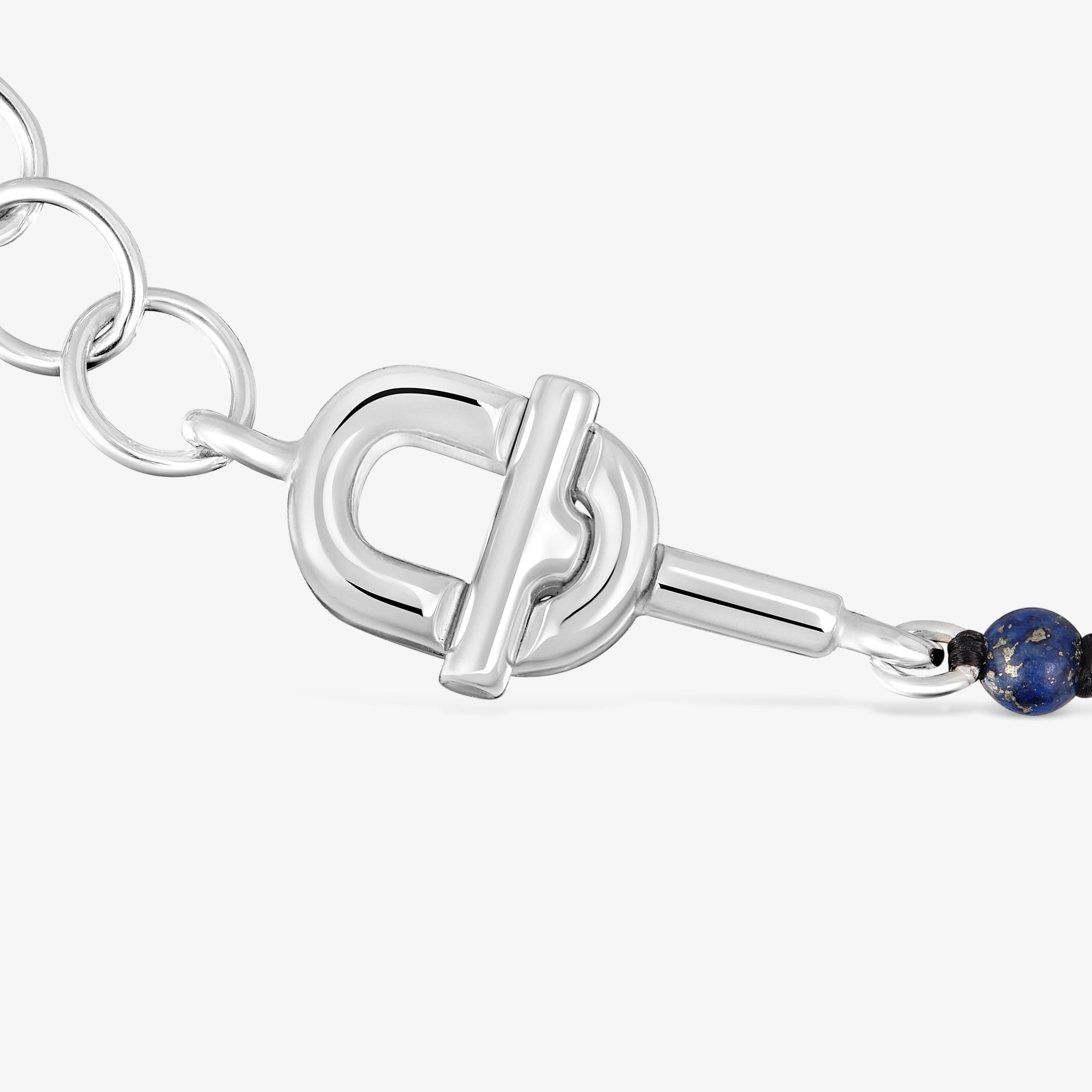 Silver and lapis lazuli Chain bracelet TOUS MANIFESTO