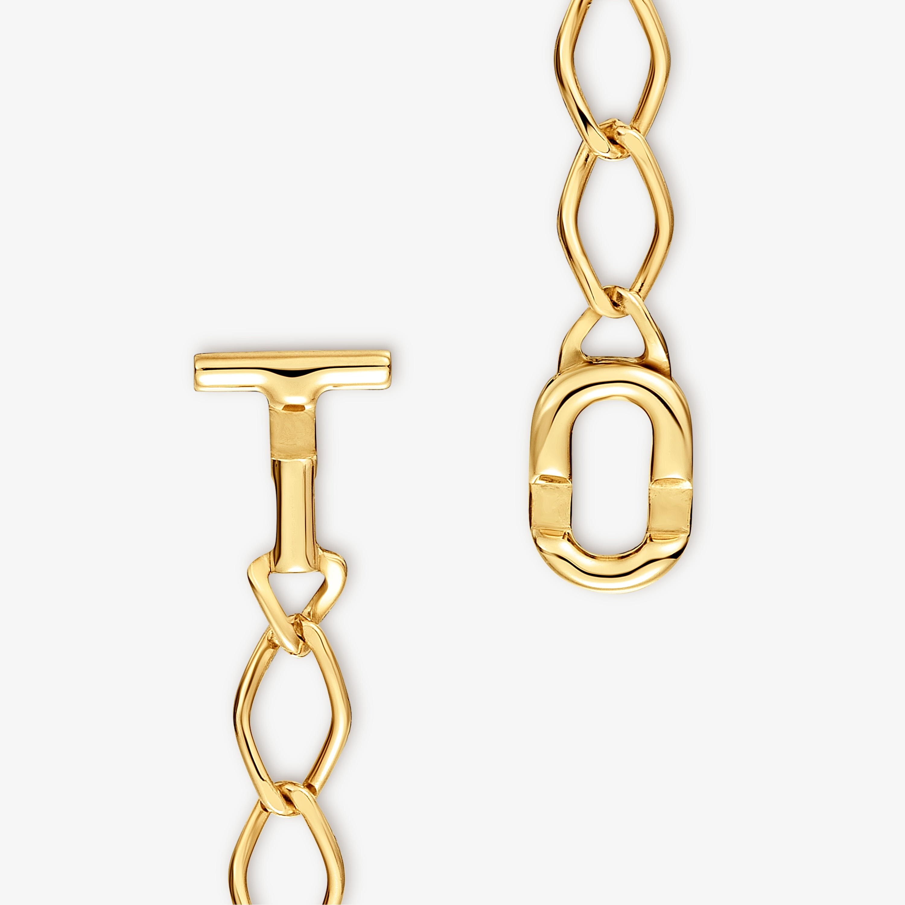 18kt gold vermeil Rhomboid chain bracelet TOUS MANIFESTO